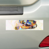 KOI FISH  Bumper Sticker バンパーステッカー (車上)