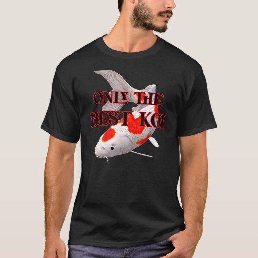Koi Fish Collector Breeder Only Best Koi Pond Exot Tシャツ (正面)