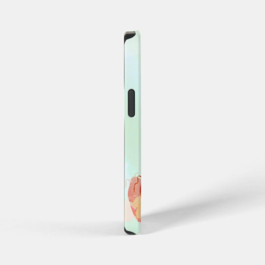 Koi Fish Dream Quote Art Print – "Follow Your Drea iPhoneケース (右側面)