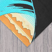 Koi Fish in a Great Wave Comic Book Style  薄葉紙