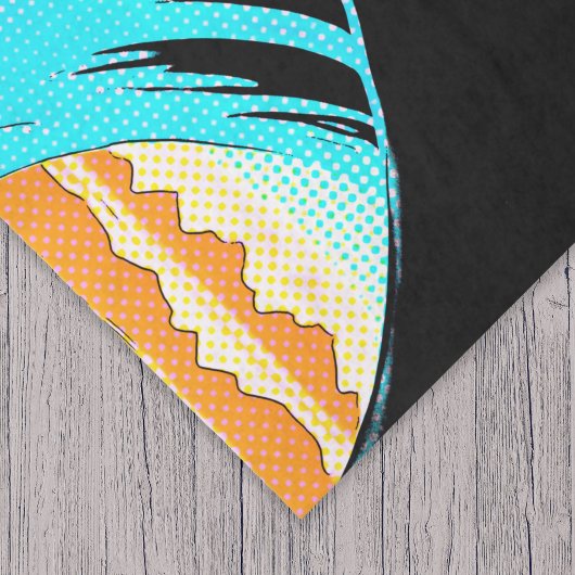 Koi Fish in a Great Wave Comic Book Style  薄葉紙