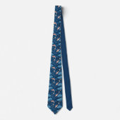 Koi Fish Pattern Custom Necktie ネクタイ (正面)