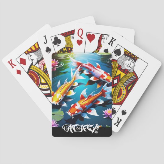 Koi Fish Playing Cards トランプ (裏面)