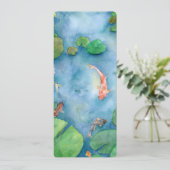 Koi Fish Pond watercolor シーズンカード (スタンド正面)