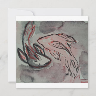 Koi Fish Postacrd シーズンカード