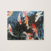 Koi Fish Puzzle Fish Photo Jigsaw Puzzle Fishy Fun ジグソーパズル (横)