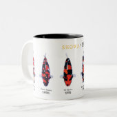 koi fish species showa Mug ツートーンマグカップ (正面左)
