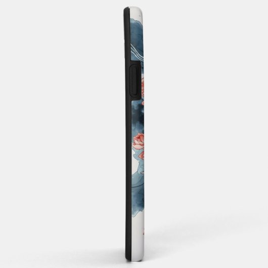 Koi Fish Yin Yang Lotus Art Case-Mate iPhoneケース (裏面/右)