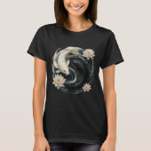 Koi Fish Ying Yang Tシャツ (正面)
