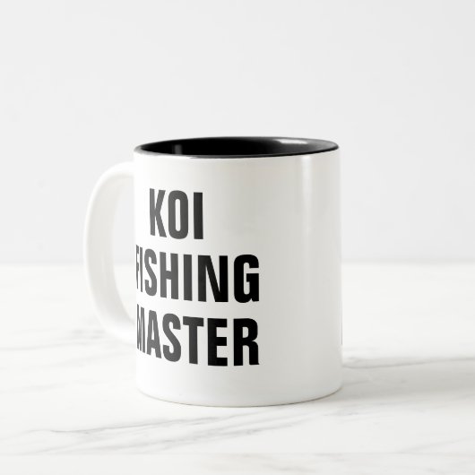 Koi Fishing Master ツートーンマグカップ (正面左)