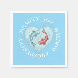 Koi Good fortune -  スタンダードカクテルナプキン