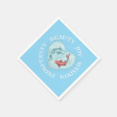 Koi Good fortune -  スタンダードカクテルナプキン (角)