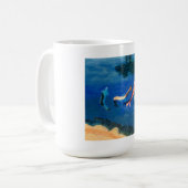 Koi Pond コーヒーマグカップ (正面左)