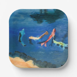 Koi Pond ペーパープレート