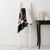 Koi Pond - black - Japanese Design Blanket シェルパブランケット (インサイチュ)