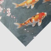 Koi Pond Cherry Blossom Serenity 薄葉紙 (詳細)