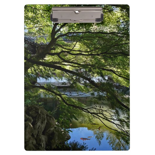 Koi Pond in Chinese Garden クリップボード (正面)