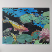 Koi Pond Poster ポスター (正面)