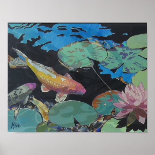 Koi Pond Poster ポスター (正面)