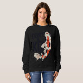 Koi Quote Don't Be Koi Fish  Japanese スウェットシャツ (正面フル)