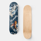 Koifishとバブルが名前を編集 スケートボード (正面)