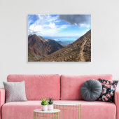 Koip Peak Passからのモノレイク – Sierra キャンバスプリント (インサイチュ (リビング))