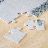 Koishikawa Tea House View Mt. Fuji by Hokusai  ジグソーパズル (側面)