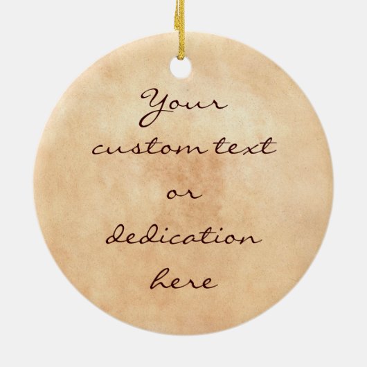 Koitsu Tsuchiyaの菊の日本語によっては芸術が開花します セラミックオーナメント (裏面)