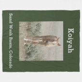 Koiyah フリースブランケット (正面(横))