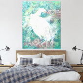 Koka: The Radiant Heron キャンバスプリント (インサイチュ (寝室))