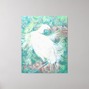 Koka: The Radiant Heron キャンバスプリント
