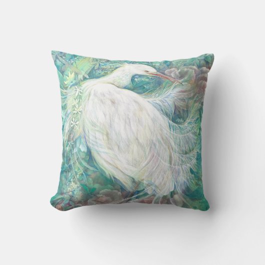 Koka: The Radiant Heron クッション (正面)