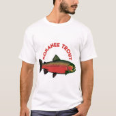 Kokanee Trout Fishing Angler Gift Tシャツ (正面)