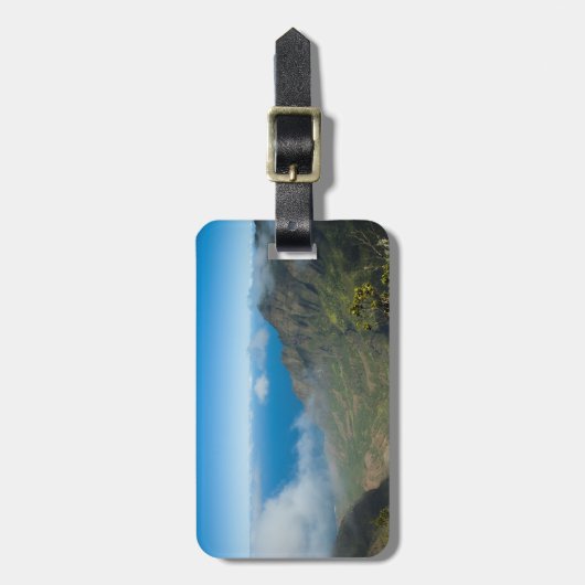 Kokeeからのカウアイ島Na Paliの海岸 ラゲッジタグ (正面縦)