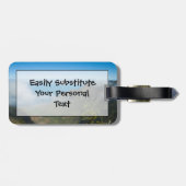 Kokeeからのカウアイ島Na Paliの海岸 ラゲッジタグ (裏面横)