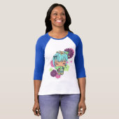 Kokeshiの人形のMiaoのワイシャツ Tシャツ (正面フル)