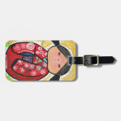 Kokeshiの人形 ラゲッジタグ (正面横)