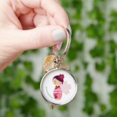 Kokeshiの桜の報酬Keychain キーホルダー (手)