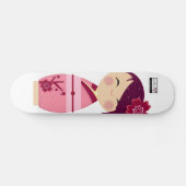 Kokeshiの桜Sk8board スケートボード (横)