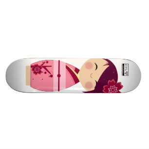 Kokeshiの桜Sk8board スケートボード