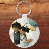 Kokeshiの結婚式I キーホルダー (正面)