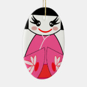 Kokeshi Japan セラミックオーナメント (右)