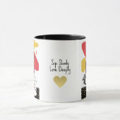 KOKESHI LOVE  Chow dog heart  マグカップ (中央)