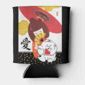 KOKESHI LOVE  Chow dog heart Kitchen Towels 缶クーラー (正面)