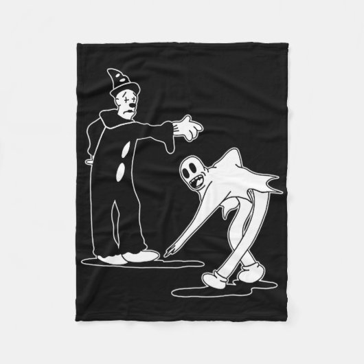 Koko The Clown Ghost Magic Dance  フリースブランケット (正面)