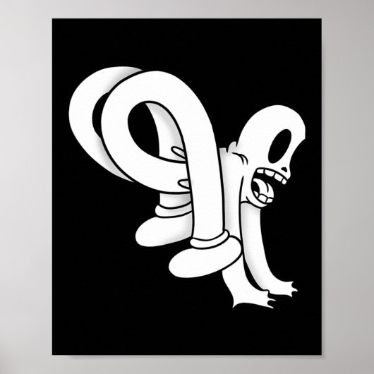 Koko The Clown Ghost Twisty Blackwork  ポスター (正面)