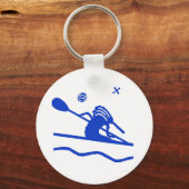Kokopeli Kayak Paddler Keychain キーホルダー (正面)