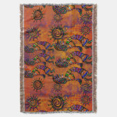 Kokopelli Art  スローブランケット (正面縦)