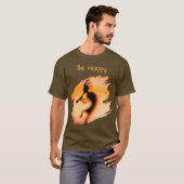 Kokopelli Be Happy Tシャツ (正面フル)