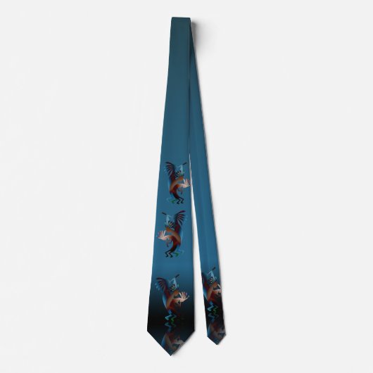 Kokopelli Blues Music Neck Tie ネクタイ (正面)